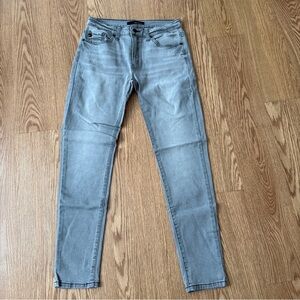KanCan Jeans Womens 11/29 Gray Mid Rise Skinny Leg Denim Stretch Preppy Casual